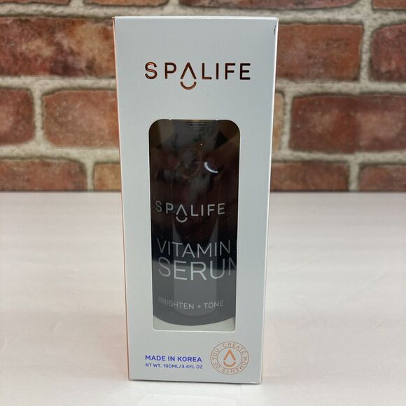 Spa Life Vitamin C Serum Brighten Tone Glowup Luminous 3.4 fl oz Made In‎ Korea - Picture 2 of 11